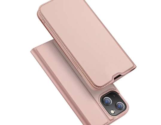 Custodia per fondina Dux Ducis Skin Pro con iPhone flip 14 rosa