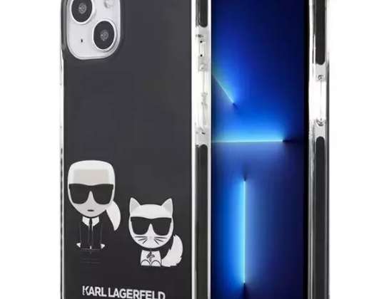 Karl Lagerfeld KLHCP13MTPEKCK iPhone 13 6,1" Hardcase schwarz/schwarz Kar