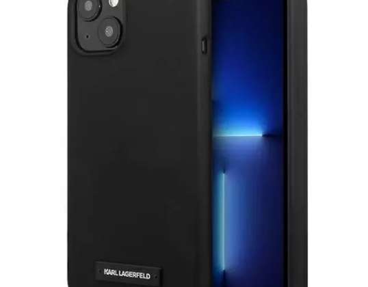 Karlas Lagerfeldas KLHCP13SSLMP1K iPhone 13 mini 5,4" kietas dėklas juodas / blac