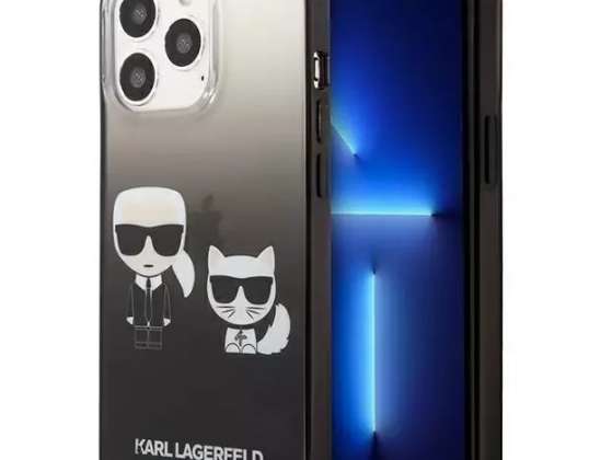 Karl Lagerfeld KLHCP13LTGKCK iPhone 13 Pro / 13 6,1" cietais korpuss melns/b