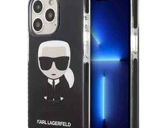 Karl Lagerfeld KLHCP13LTPEIKK iPhone 13 Pro / 13 6,1" hardcase svart/