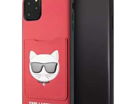 Karl Lagerfeld KLHCN65CSKCRE iPhone 11 Pro Max kovakuori punainen/punainen C