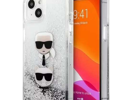 Karl Lagerfeld KLHCP13SKICGLS iPhone 13 mini 5,4" prata / prata hardc