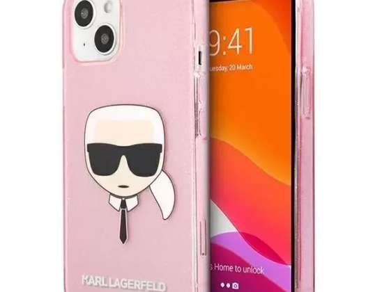 Karl Lagerfeld KLHCP13SKHTUGLP iPhone 13 mini 5 4&quot; różowy/pink hardcas