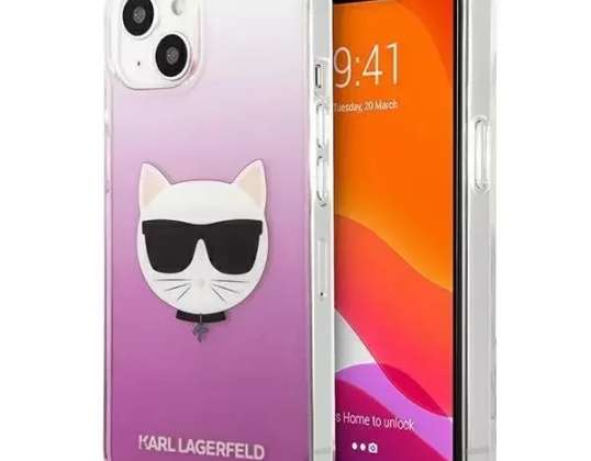 Karl Lagerfeld KLHCP13MCTRP iPhone 13 6,1" kovakuori vaaleanpunainen/vaaleanpunainen Choupe