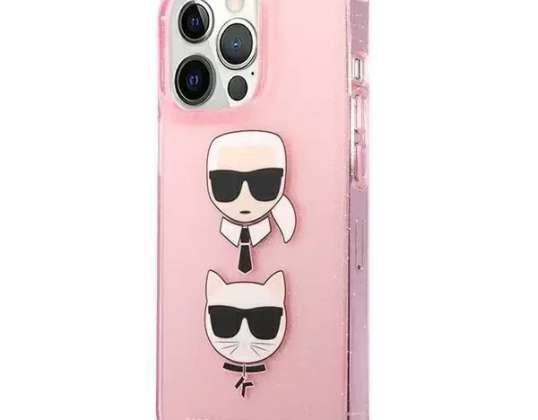 Karl Lagerfeld KLHCP13LKCTUGLP iPhone 13 Pro / 13 6,1 " roze / roze har