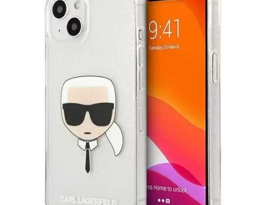 Karl Lagerfeld KLHCP13SKHTUGLS iPhone 13 mini 5,4" stříbrná/stříbrná tvrdá