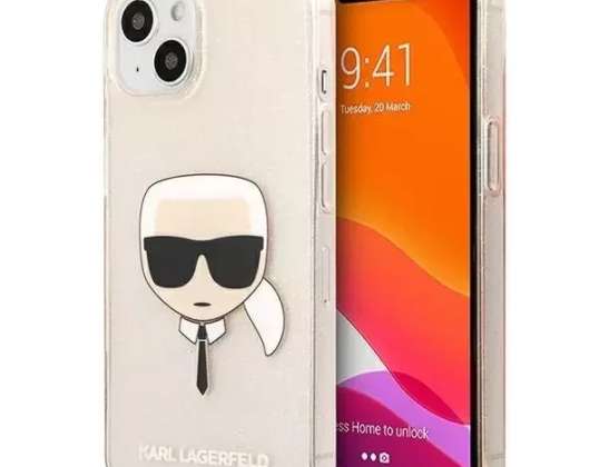 Karl Lagerfeld KLHCP13SKHTUGLGO iPhone 13 mini 5,4 "hardcas de aur / aur