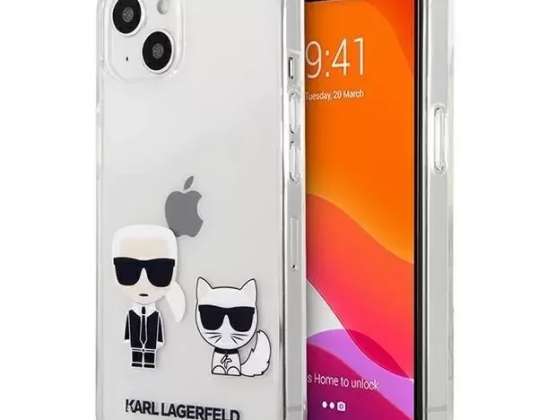 Karl Lagerfeld KLHCP13SCKTR iPhone 13 mini 5,4 » étui rigide Transparent K