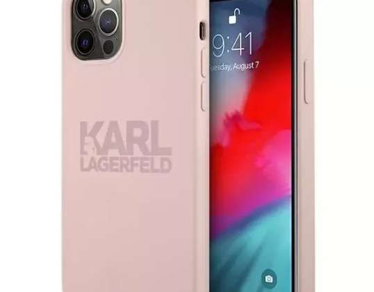 Karl Lagerfeld KLHCP12LSTKLTLP iPhone 12 Pro Max 6,7" silikónový zásobník L