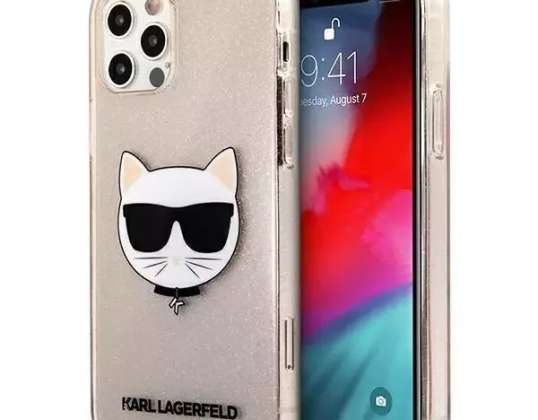Karl Lagerfeld KLHCP12LCHTUGLGO iPhone 12 Pro Max 6,7 » or/or dur
