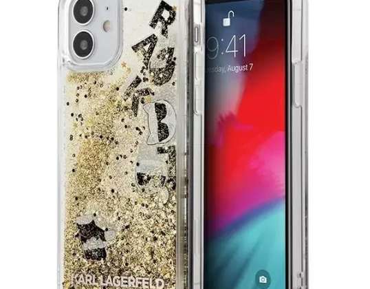 Karl Lagerfeld KLHCP12SROGO iPhone 12 mini 5,4" oro/oro estuche rígido Gl