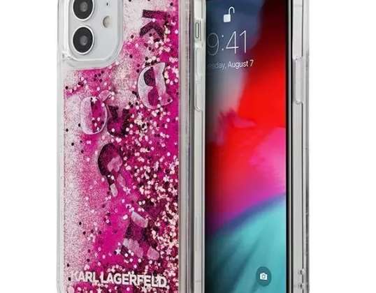 Karl Lagerfeld KLHCP12SROPI iPhone 12 mini 5,4" růžový/růžový pevný kryt G