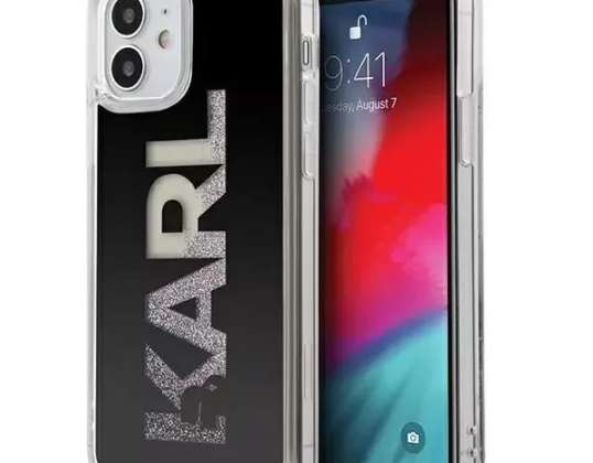 Karl Lagerfeld KLHCP12SKLMLBK iPhone 12 mini 5,4" fekete/fekete hardcas