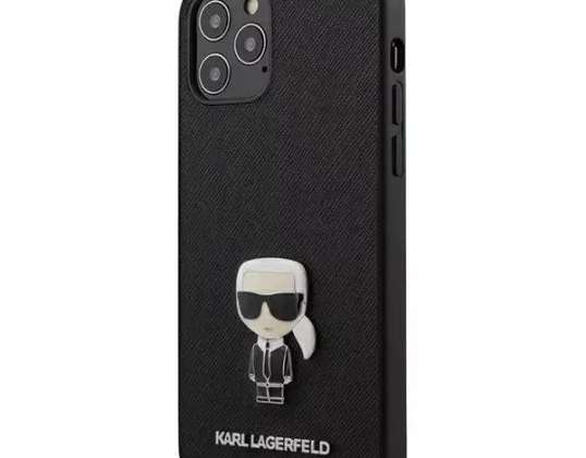 Karl Lagerfeld KLHCP12LIKMSBK iPhone 12 Pro Max 6,7" schwarz/schwarz hart