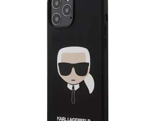 Karl Lagerfeld KLHCP12LSLKHBK iPhone 12 Pro Max 6,7 "negru / negru tare