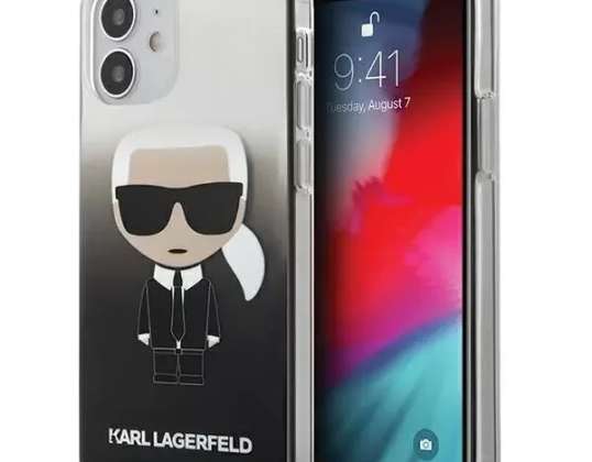 Karl Lagerfeld KLHCP12STRDFKBK iPhone 12 mini 5,4" schwarz/schwarz hardca