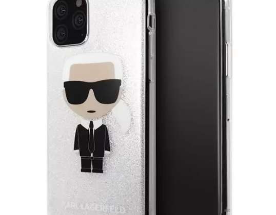 Karl Lagerfeld KLHCN58TPUTRIKSL iPhone 11 Pro sudraba/sudraba mirdzums I