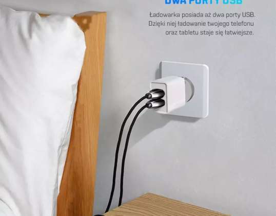 BASEUS Mini Wall charger 2x USB 10.5W