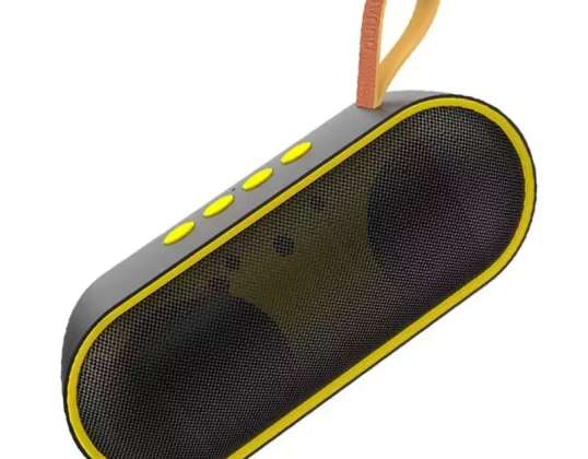 Dudao portable wireless Bluetooth speaker yellow (Y9 yellow)