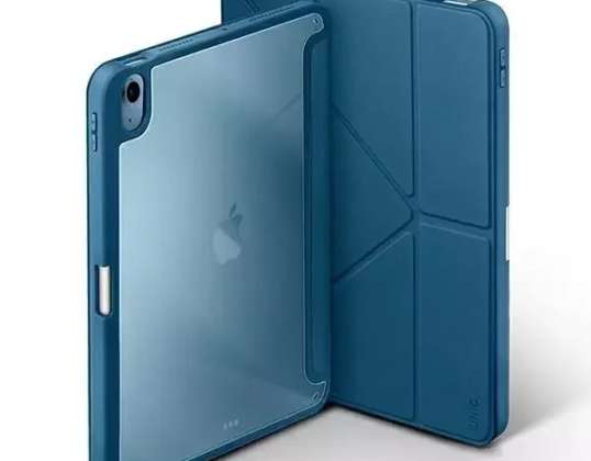 UNIQ Moven Case iPad Air 10.9 (2022/2020) Antimikrobiell blau/karpfen