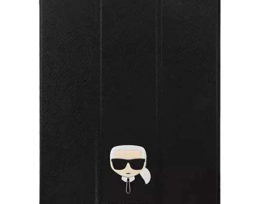 Karl Lagerfeld KLFC12OKHK iPad 12.9" Pro 2021 Obal knihy Čierna/čierna