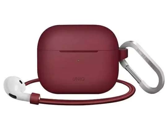 UNIQ Case Vencer AirPods 3 gen. Silicone burgundy/burgundy maroon