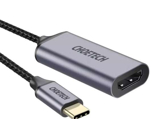 Choetech-adapter HUB USB Type C (hann) til HDMI (hunn) 4