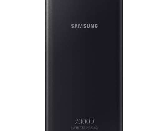 Samsung Powerbank 20000mAh 25W USB-A/USB-C SFC/AFC/PD/QC grijs (EB-P53