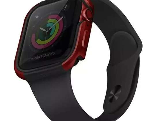 UNIQ Валенсия защита случай за Apple Watch Series 4/5/6/SE 40mm червен