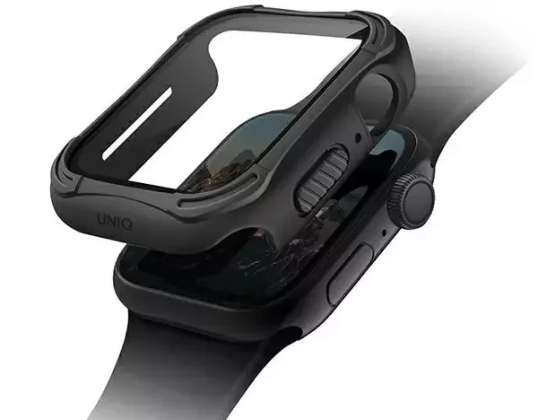 UNIQ Torres apsaugos dėklas, skirtas Apple Watch Series 4/5/6/SE 44mm juoda/m