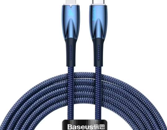 "Baseus Glimmer" serijos USB-C - "Lightning 2" greito įkrovimo laidas