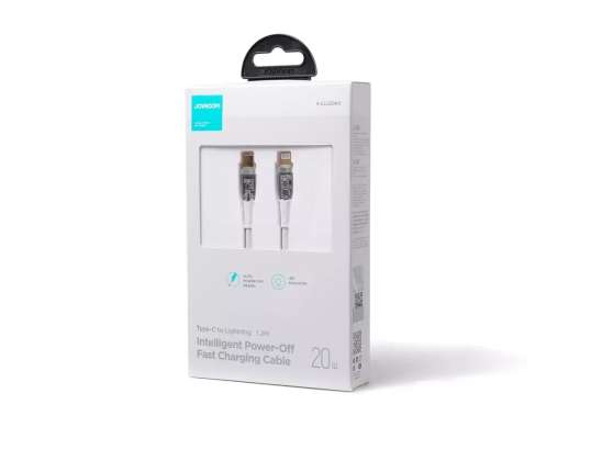 Joyroom Quick Charge Cable with USB-C Smart Switch - Lig