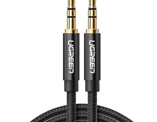 UGREEN аудио кабел 2 x мини жак 3.5mm 2m черен (50363 AV112)