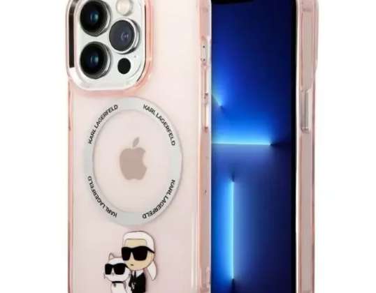 Cazul Karl Lagerfeld KLHMP14XHNKCIP pentru iPhone 14 Pro Max 6,7"hardcase