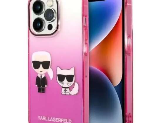 Karl Lagerfeld Case KLHCP14XTGKCP iPhone 14 Pro Max 6,7" cietais korpuss G