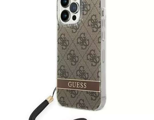 Case Guess GUOHCP14XH4STW iPhone 14 Pro Max 6,7" rjave/rjave trdice