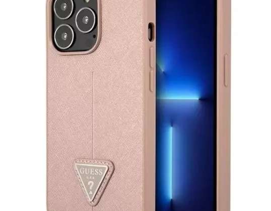 Case Guess GUHCP14XPSATLP for Apple iPhone 14 Pro Max 6,7" pink/pink
