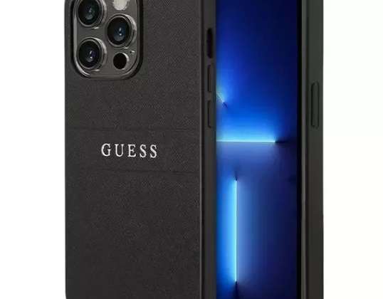 Case Guess GUHCP14XPSASBBK for Apple iPhone 14 Pro Max 6,7" svart/tablettop