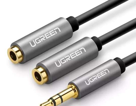 Cable UGREEN: cable divisor de auriculares 3.5 mm mini jack AUX 20c