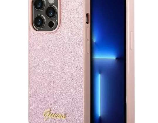 Case Guess GUHCP14XHGGSHP voor Apple iPhone 14 Pro Max 6,7 " roze / roze