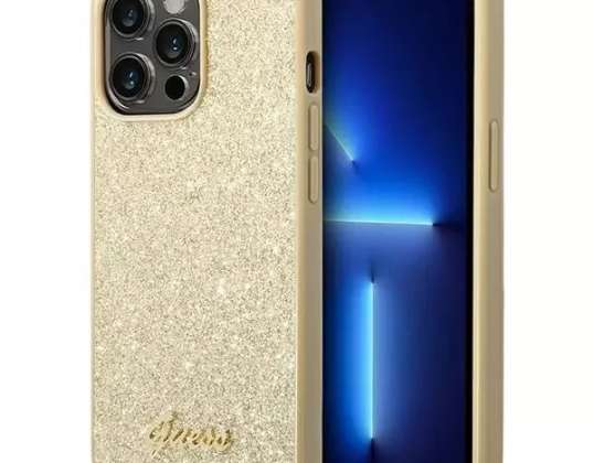 Case Guess GUHCP14XHGGSHD for Apple iPhone 14 Pro Max 6,7" gold/gold h