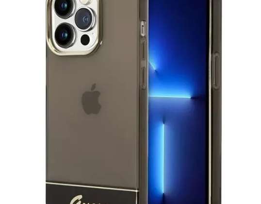 Case Guess GUHCP14XHGCOK za Apple iPhone 14 Pro Max 6,7" črno/črno