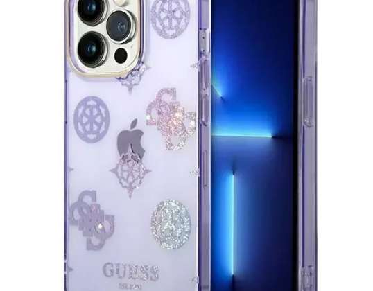 Etui Guess GUHCP14XHTPPTL do Apple iPhone 14 Pro 6 1&quot; liliowy/lilac ha