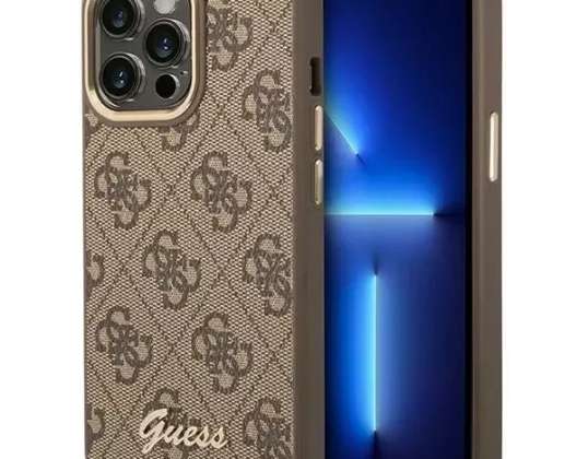 Etui Guess GUHCP14LHG4SHW do Apple iPhone 14 Pro 6 1&quot; brązowy/brown ha