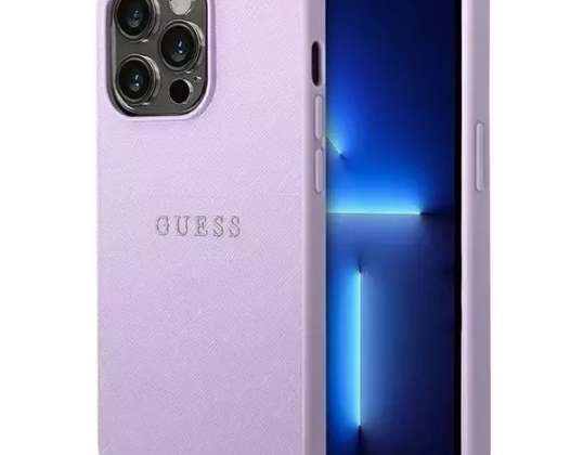 Case Guess GUHCP14LPSASBPU for Apple iPhone 14 Pro 6,1" purple/purple