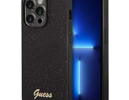 Case Guess GUHCP14LHGGSHK for Apple iPhone 14 Pro 6,1" black/black har