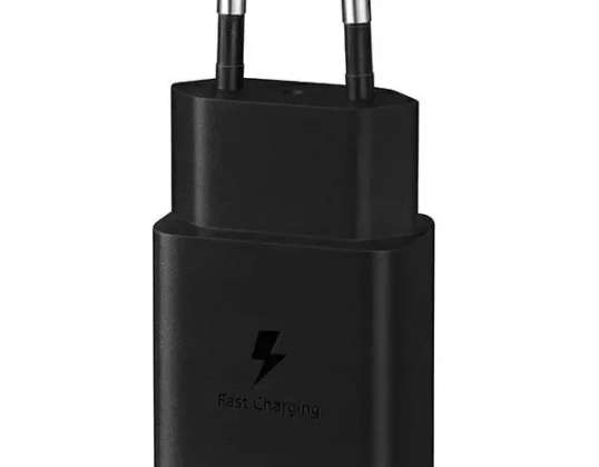 Wall charger Samsung EP-T1510NB 15W Fast Charge black/black