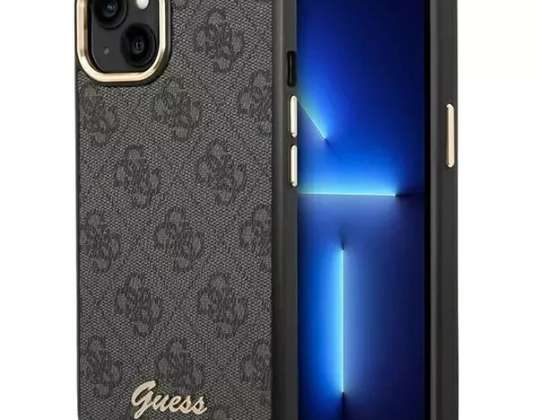 Case Guess GUHCP14MHG4SHK, skirtas Apple iPhone 14 Plus 6,7 colio juoda / juoda ha