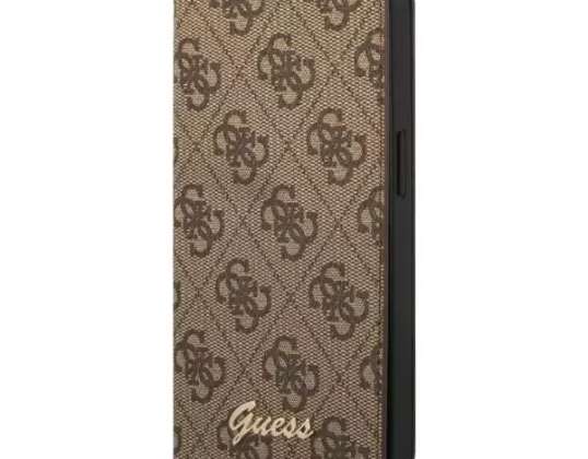 Case Guess GUBKP14SHG4SHW for Apple iPhone 14 6,1" brown/brown book 4